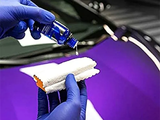 車のボディコーティングに使用する溶剤